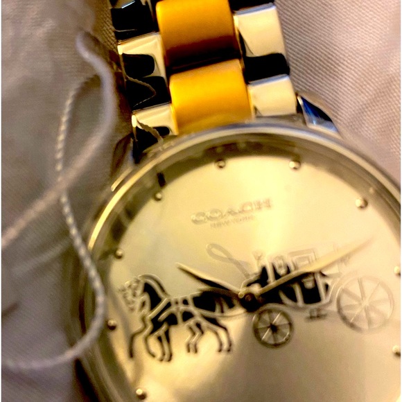 Coach Jewelry - COACH WATCH BRAND NEW IN BOX two tone
